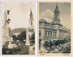 8 db RÉGI történelmi magyar város képeslap vegyes minőségben / 8 pre-1945 historical Hungarian town-...