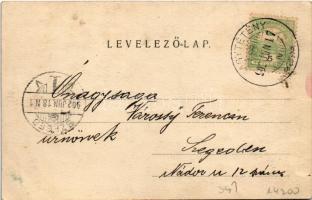1902 Budapest XXII. Nagytétény, Löwy-féle uradalmi kastély. Szakály Károly kiadása (kis szakadás / s...