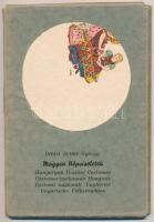 Détári György: Magyar népviseletek - 10 db régi képeslap tokban / 10 pre-1945 postcards in case: Hungarian folklore