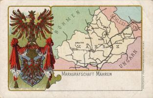 Wappen der Mähren Litho