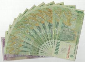 Románia 2000. 10.000L (11x) + 2001. 50.000L T:F Romania 2000. 10.000 Lei + 2001. 50.000 Lei C:F