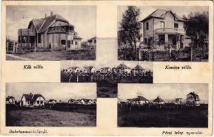 1930 Balatonmáriafürdő, Kék és Kovács villa, Pécsi telep nyaralói (fa)