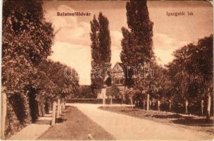 1918 Balatonföldvár, Igazgatói lak (EK)