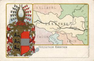 Wappen der Kärnthen Litho