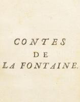 La Fontaine, Jean de la: Contes et nouvelles en vers. Tome 1?2. [1?2. kötet. egybekötve]. Londres 17...
