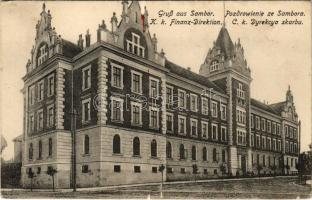 1916 Sambir, Szambir, Sambor; K.k. Finanz-Direktion / C. k. Dyrekcya skarbu / Financial Directorate (EK)