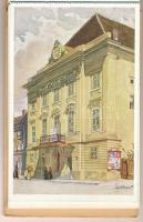 Budapest, A régi Budapest IV. sorozat. Kiadja a Műemlékek Országos Bizottsága - képeslapfüzet 12 kép...