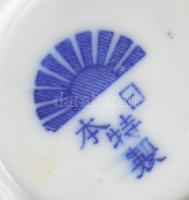 Porcelán teás edény, Matricás, jelzett, hibátlan