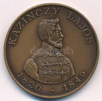 Bognár György (1944-) 1990. "Gyöngyös - Aradi Vértanúk / Kazinczy Lajos" kétoldalas bronz ...