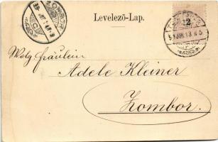 1899 (Vorläufer) Temesvár, Timisoara; Szent György tér, Várneky A., Schwarcz, Bécsi Ruha Gyárosok és...