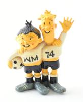 1974 Németország Labdarúgó VB Tip és Tap figura gumi baba / Football World Cup figurines 8 cm