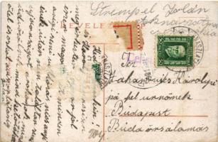 1921 Máramarossziget, Sighet, Sighetu Marmatiei; pályaudvar, vasútállomás / railway station (Rb)