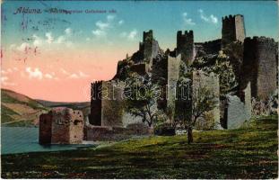 1916 Galambóc, Golubac; Alduna, várrom / fortress, castle ruins