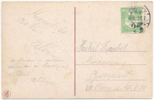 Pozsony, Pressburg, Bratislava; Városi színház, villamos / theatre, tram