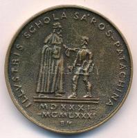 Borsos Miklós (1906-1990) 1981. "II. Rákóczi Ferenc / Illustris Schola Sáros-Patachina" ké...