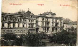 1911 Budapest II. Szent Lukács fürdő (ázott sarok / wet corner)