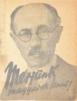 Merjünk magyarok lenni! Idézetek Teleki Pál gróf beszédeiből és írásaiból. Összeáll.: Dr. Máday Béla. Bp., 1943, Fiatal Magyarság Szövetség (Forrás-ny.), 56 p. (eredetileg 62 p.) Kiadói papírkötés, koszos borítóval, az utolsó 3 lapot kitépték.