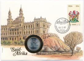 Dél-Afrika 1984. 50c Ni, felbélyegzett borítékban, alkalmi bélyegzéssel, német nyelvű leírással T:UNC South Africa 1984. 50 Cents Ni in envelope with stamp, with German description C:UNC