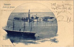 1901 Venezia, Venice; Isola di S. Giorgio Maggiore / ship. Dr. Trenkler Co. 4940
