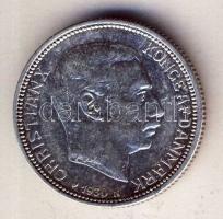 Dánia 1930. 2K Ag "Király 60. születésnapja" T:2