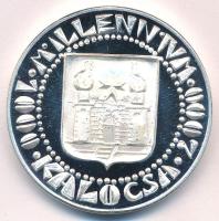 Kő Pál (1941-2020) 2000. "Stephanus Rex / Millennium Kalocsa" peremen jelzett fém emlékére...