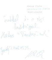 Kozák Csaba: Alátét. / Coaster. Válogatott kiállítás-megnyitók és írások kortárs magyar művészekről....