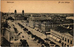 Debrecen, Fő utca. Vasúti levelezőlapárusítás 27. 1918. (EK)