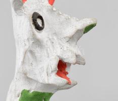 Kutya formájú síp .Tádzsikisztán. XX: sz közepe. Agyag, engob. m: 24 cm / Dog whistle Tajikistan