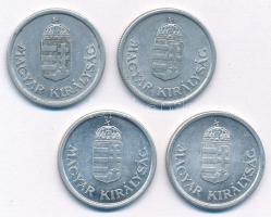 1941-1944. 1P Al (4xklf) T:AU,XF közte karc
Adamo P6.1