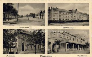 Hegyeshalom mit Bahnhof und Post
