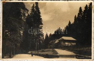 1941 Tusnádfürdő, Baile Tusnad; nyaralók, sétány / villas, promenade