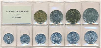 1985. 2f-20Ft (10xklf) érmés forgalmi sor fóliatokban T:UNC Adamo FO18