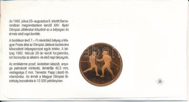 Magyarország 1992. Papp László (1947-) "Barcelonai Olimpia - Magyar Csapat / Vívás" kétold...