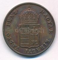 1848. 1kr Cu T:AU,XF 
Adamo B1