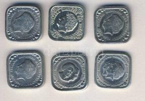 Hollandia 1970-80. 5c (6x) 4klf motívummal, nem hivatalos kiadások T:2,2/3