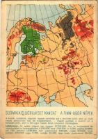 A finnugor népek; a Sugurahvaste Instituut (Rokonnépek Intézete) kiadása / Suomalais-Ugrilaiset Kansat / Finno-Ugric language family map (EK)