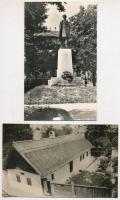 Kiskőrös - 6 db modern Képzőművészeti Alap képeslap: Petőfi szobor, múzeum és szülőházának belseje