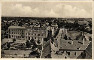 1934 Kiskunhalas, Fő tér, Halasi Gazdasági Bank rt., (EB)