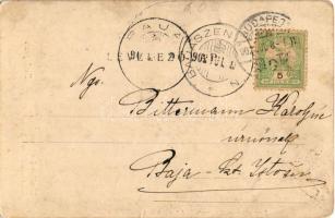 1902 Budapest VII. Erzsébetvárosi templom. Divald Károly 451. sz. (EB)