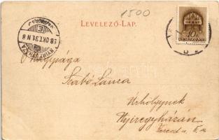 1898 (Vorläufer) Budapest VIII. Kerepesi út (Rákóczi út), Rókus kórház, lóvasút, Heller M. üzlete re...