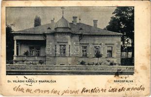 1910 Budapest XIV. Rákosfalva, Dr. Világhi Károly nyaralója, villa (fl)