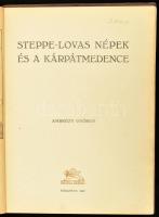 Ambrózy György: Steppe-lovas népek és a Kárpátmedence. Bp., 1947, Magyar Földrajzi Intézet Rt., 81+(3) p. Szövegközi és egészoldalas képekkel, térképekkel illusztrálva. Kiadói félvászon-kötés, kissé kopottas borítóval, kissé sérült gerinccel és fűzéssel, ex libris-szel.