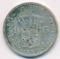 Hollandia 1923. 1G Ag "I. Vilma" T:VF patina 
Netherlands 1923. 1 Gulden Ag "Wilhelm...