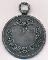 ~1920. "Postás Sport Egyesület 1899" kétoldalas jelzett Ag díjérem (14,61g/0.800/33mm) T:X...