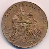 Peternák Gusztáv (1928-2003) 1983. "Keszthelyi Éremgyűjtő Csoport / Rezi Vára XVI. század"...