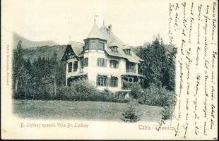 Tátralomnic villa of B. Lipthay
