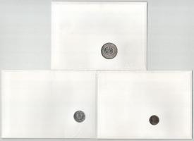 5xklf érmés boríték tétel, mind német nyelvű tájékoztatóval, benne: Indonézia, Ciprus, Antigua, Mald...