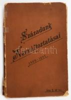 Századunk névváltoztatásai. Helytartósági és miniszteri engedéllyel megváltoztatott nevek gyűjteménye 1800-1893. Eredeti okmányok alapján összeállította a Magyar Heraldikai és Genealógiai Társaság egyik igazgató-választmányi tagja. Bp., 1895, Hornyánszky Viktor, 253+(1) p. Kiadói egészvászon-kötés, sérült borítóval, ragasztott, hiányos gerinccel, az elülső szennylap sérült, ragasztott, a többi lap túlnyomórészt jó állapotban.