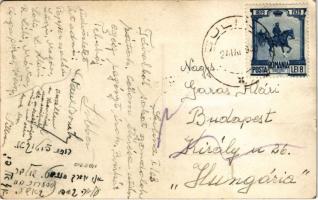 1940 Bucharest, Bukarest, Bucuresti, Bucuresci; Hotel Ambasador, tram, automobiles. photo (fa)