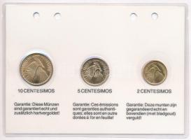 Chile 1970. 2c-10c aranyozva (3xklf) díszlapon T:UNC,AU
Chile 1970. 2 Centimos - 10 Centimos gilt (...